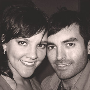 Valentine's Day (2009) &mdash; We both wore red!